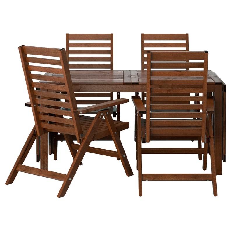 Äpplarö Table and Four Reclining Chairs
