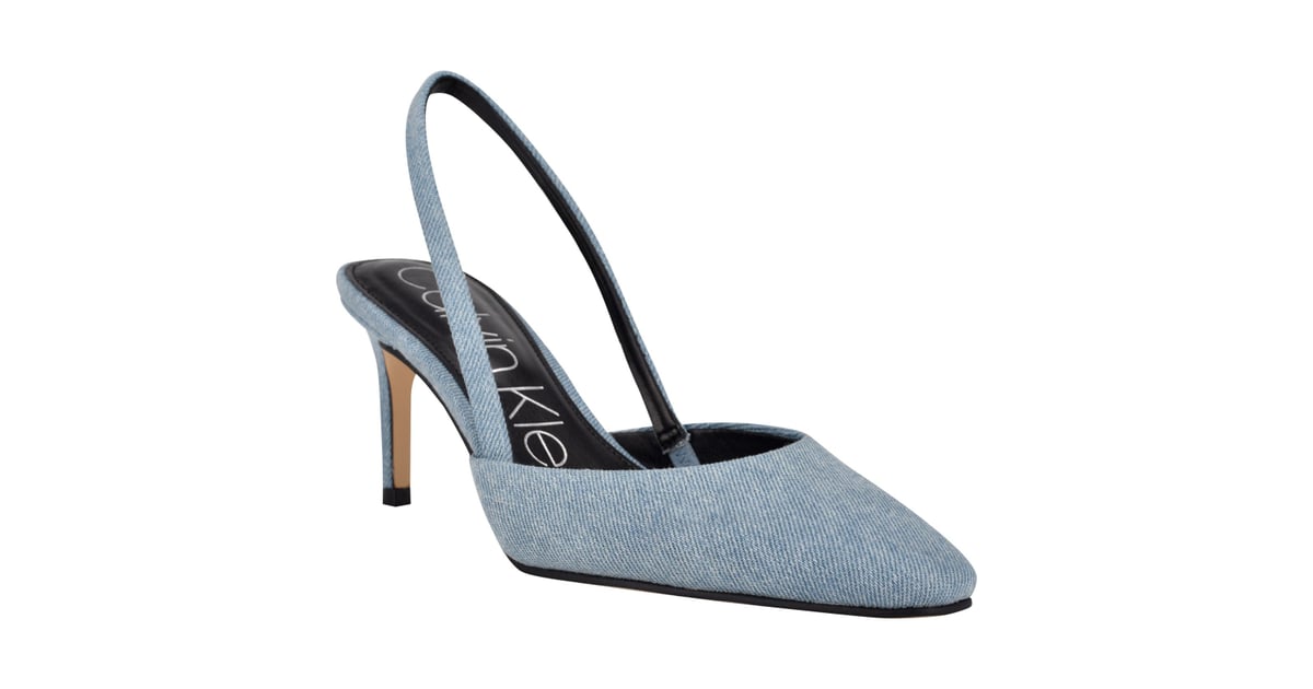 calvin klein sling back