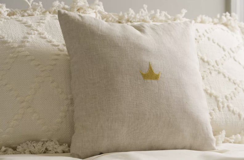 Disney Princess X POPSUGAR Crown Decor Pillow