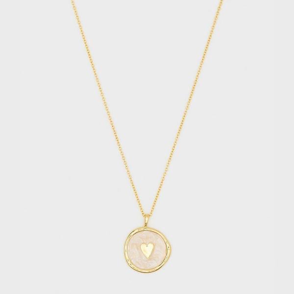 Heart Coin Necklace