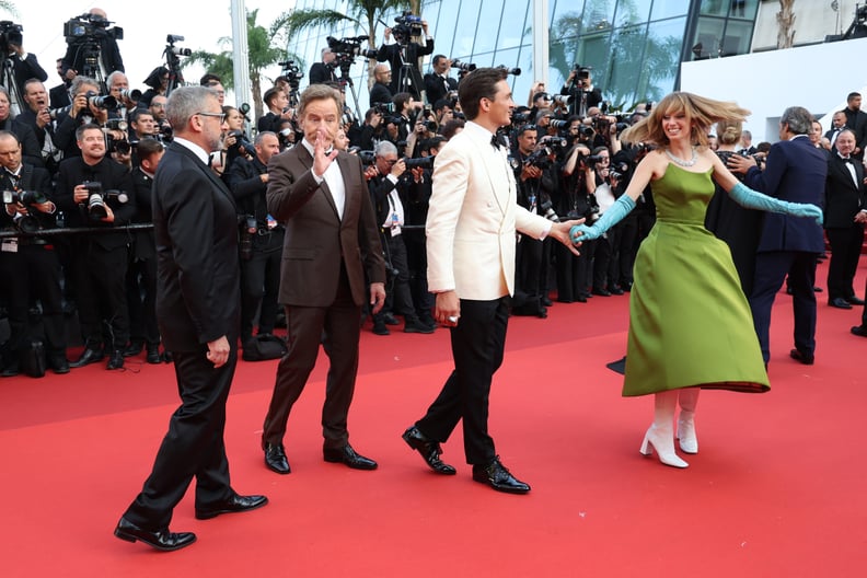 Steve Carell, Bryan Cranston, Rupert Friend, and Maya Hawke at the 2023 Cannes Film Festival