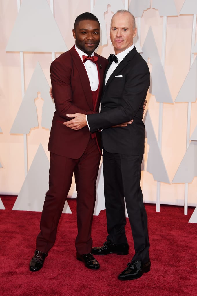 David Oyelowo and Michael Keaton at the Oscars 2015 | Photos