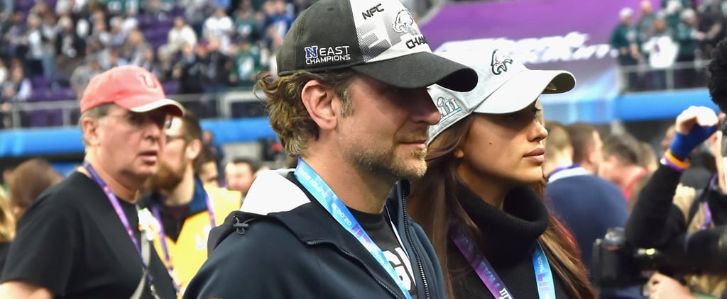 Bradley Cooper Cheering GIFs at 2018 Super Bowl