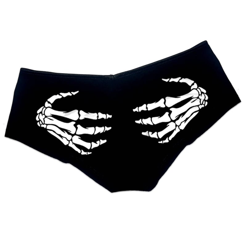 Halloween Thong Panties, Jack O Lantern Panties, Spooky Underwear