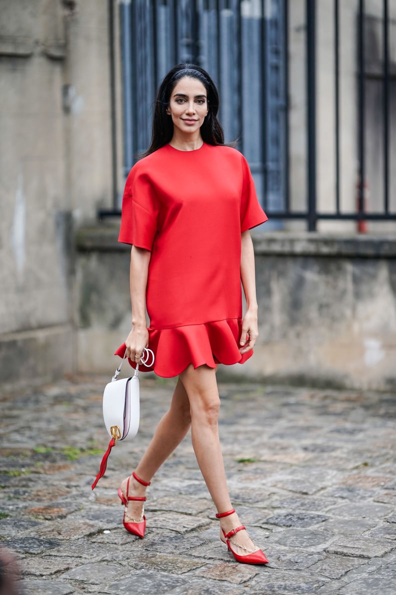 Add a Headband to Your Favorite Red Dress