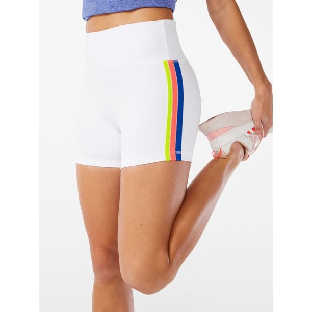 彩虹的自行车短裤