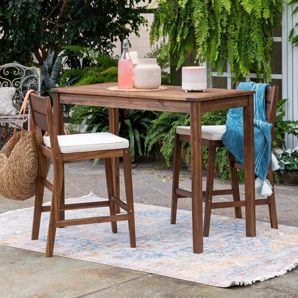 Acacia Counter Height Dining Group Best Outdoor Furniture at Target