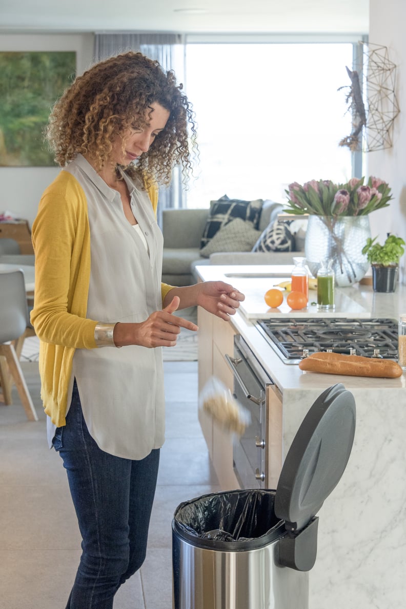 Clean the Garbage Can With Glad With Clorox ForceFlexPlus Tall Kitchen Trash Bags