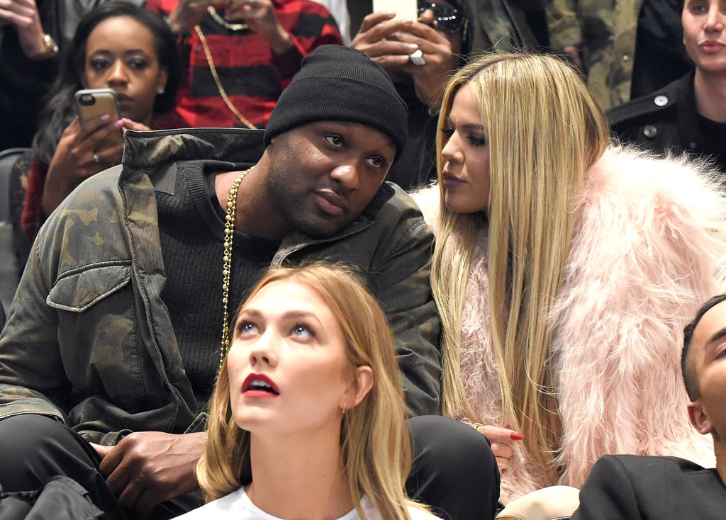Lamar Odom at Kanye West's Yeezy Season 3 Show