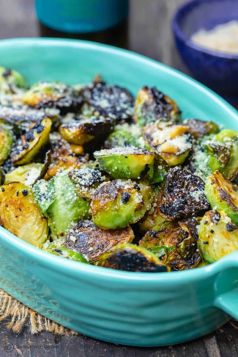 Crispy Olive Oil Fried Brussels Sprouts