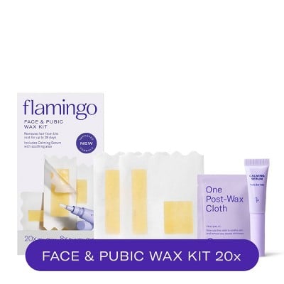 Flamingo Pubic Hair Wax Kit
