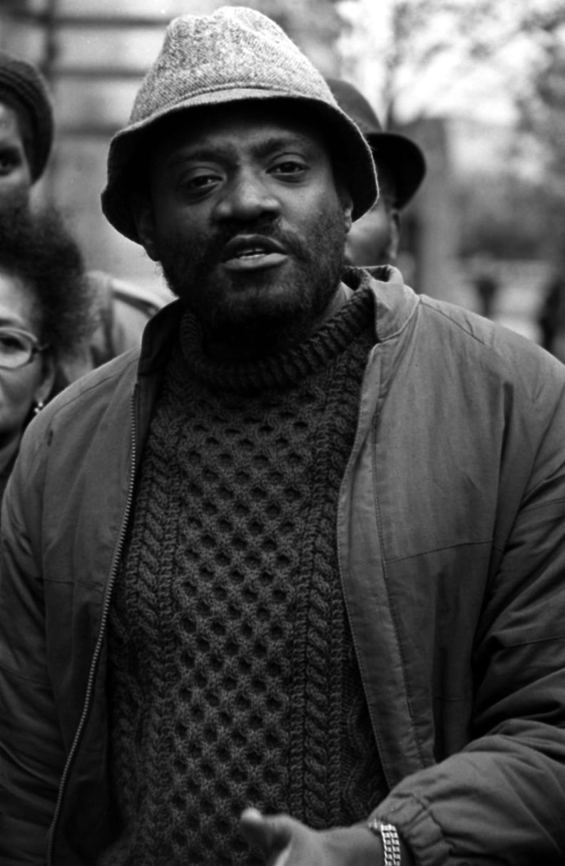 DARCUS HOWE 1981: Mr Darcus Howe, a member of the New Cross Action Committee, outside County Hall, London. The inquest continued at County Hall into the deaths of 13 victims at a Deptford party blaze at the home of a Mrs Amza Ruddock.   (Photo by PA Image