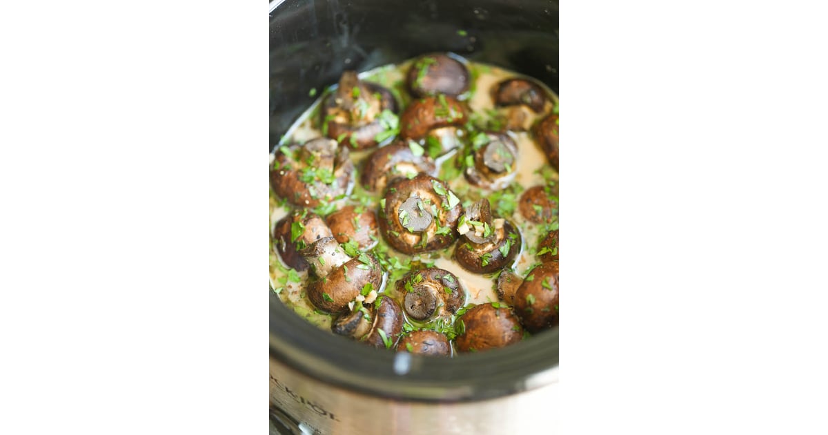 Slow Cooker Garlic Herb Mushrooms 62 Easy Slow Cooker Recipes You Ll Want To Make This Fall Popsugar Food Photo 23
