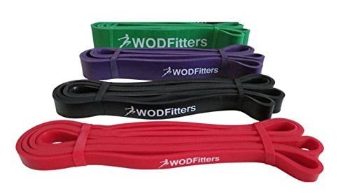 WODFitters Stretch Resistance Pull-Up Assist Band With eGuide