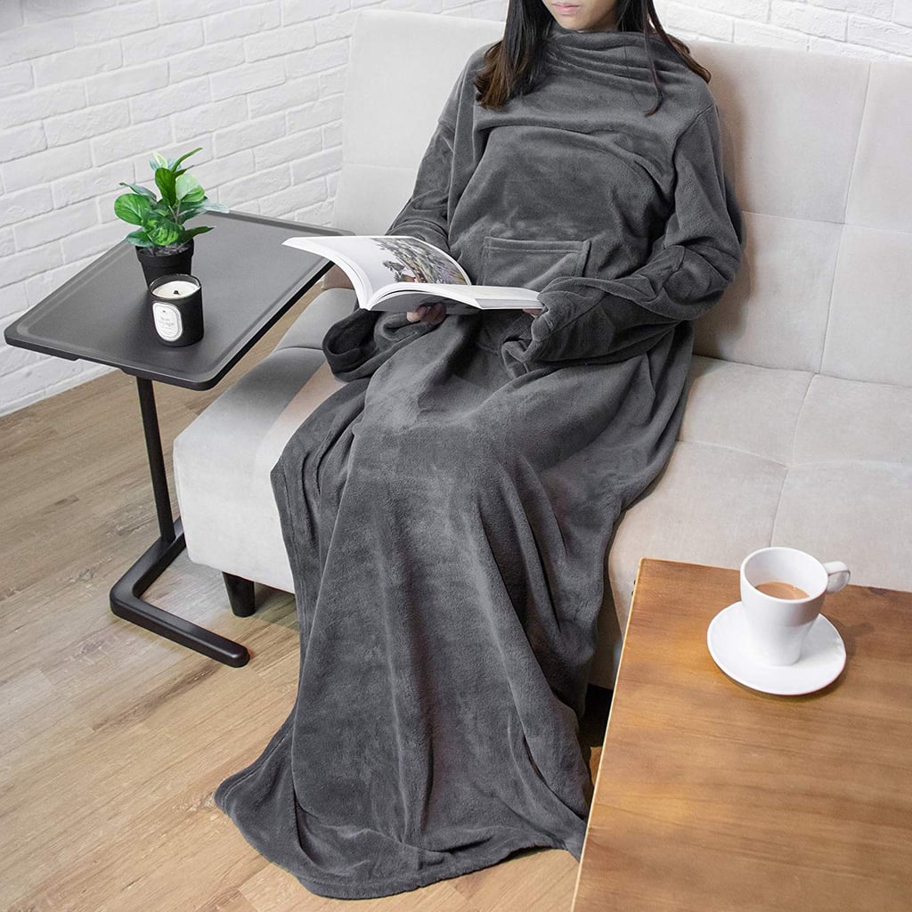 PAVILIA Premium Fleece Blanket With Sleeves The Best Cute and Cosy