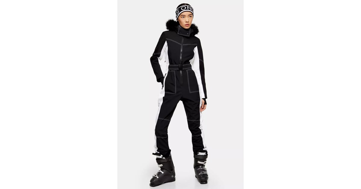 Topshop SNO Colour Block Ski Snow Suit, Shoop, Shoop, Shoop! Stylish Ski  Gear Fashion Girls (and Rachel Green) Would Approve Of