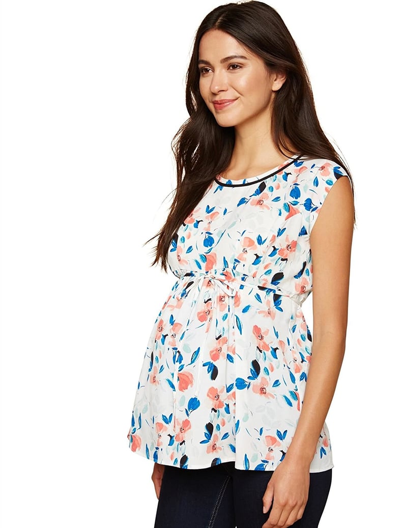 Motherhood Peplum Maternity Top