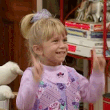 Doing a happy dance after everything is finally put away and perfect.