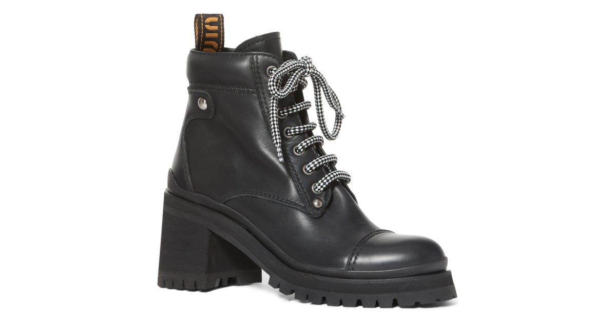 lugged combat boot prada