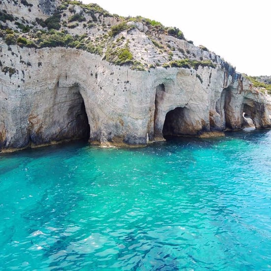 Blue Caves in Greece