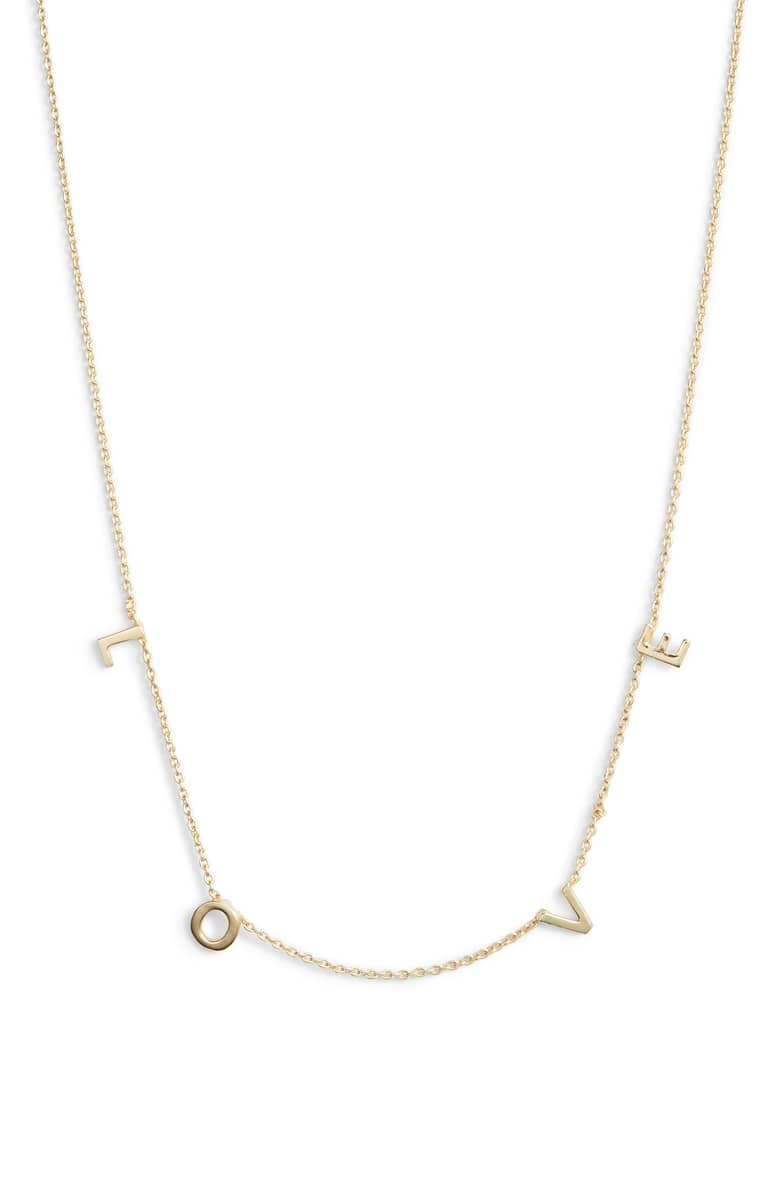 Argento Vivo Love Frontal Necklace