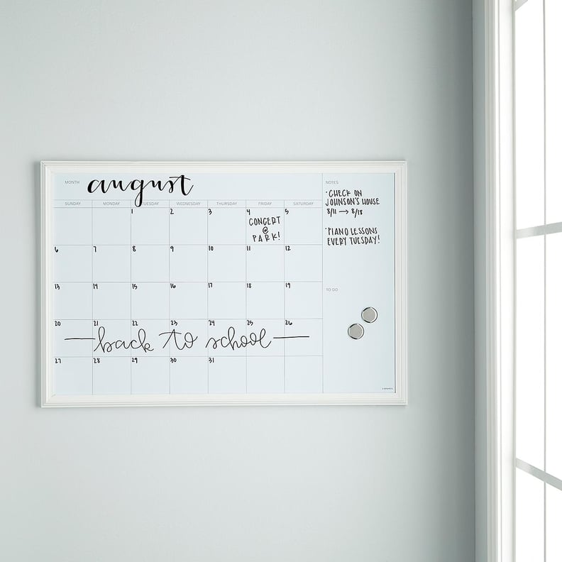 U-Brands Farmhouse Monthly Dry Erase Board