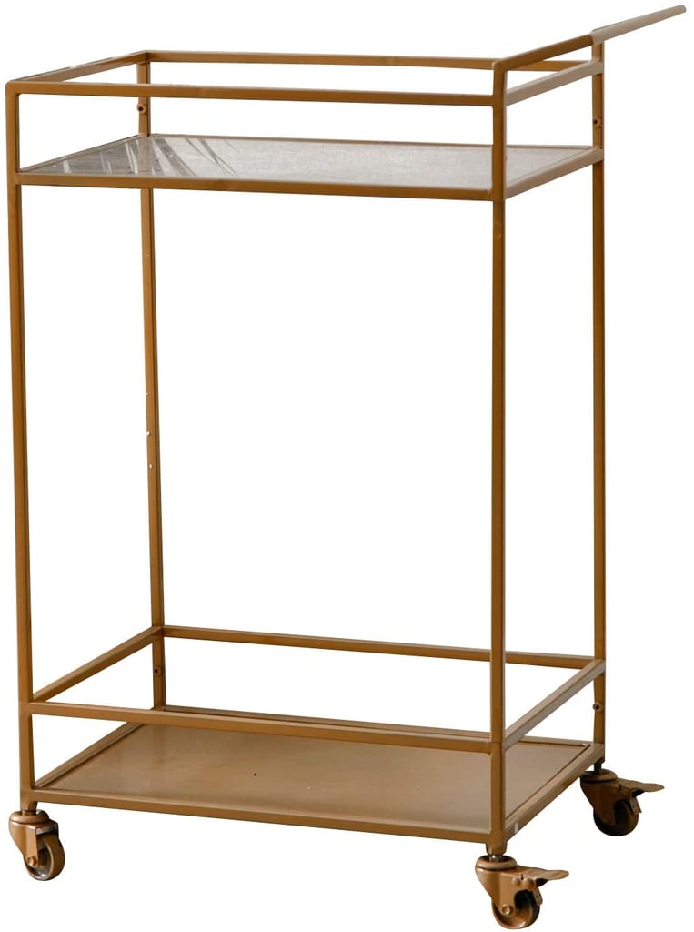 Abbyson Living Gold Kitchen Bar Cart