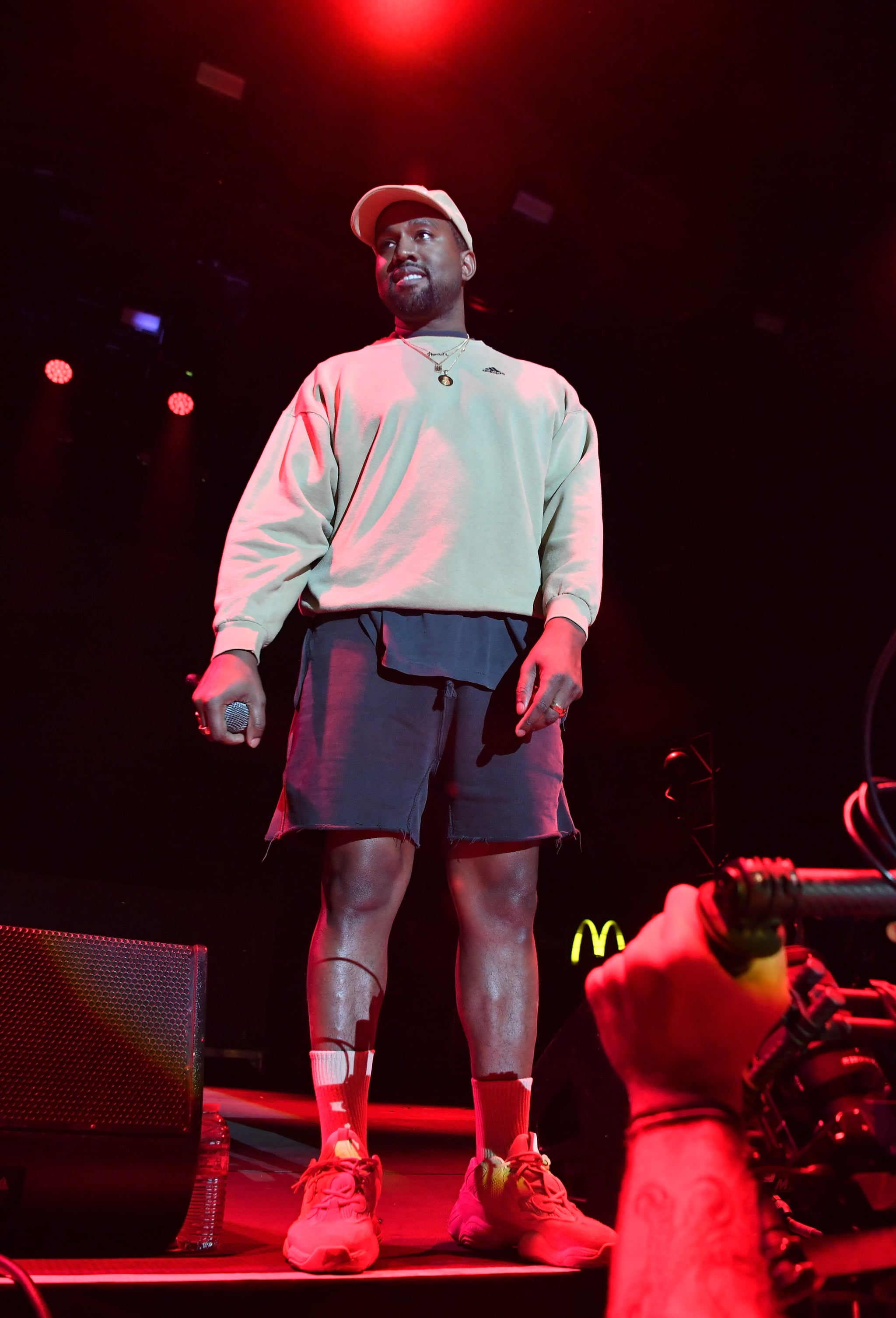 Kanye West and Kid Cudi Performance at Adidas Event | POPSUGAR Celebrity UK