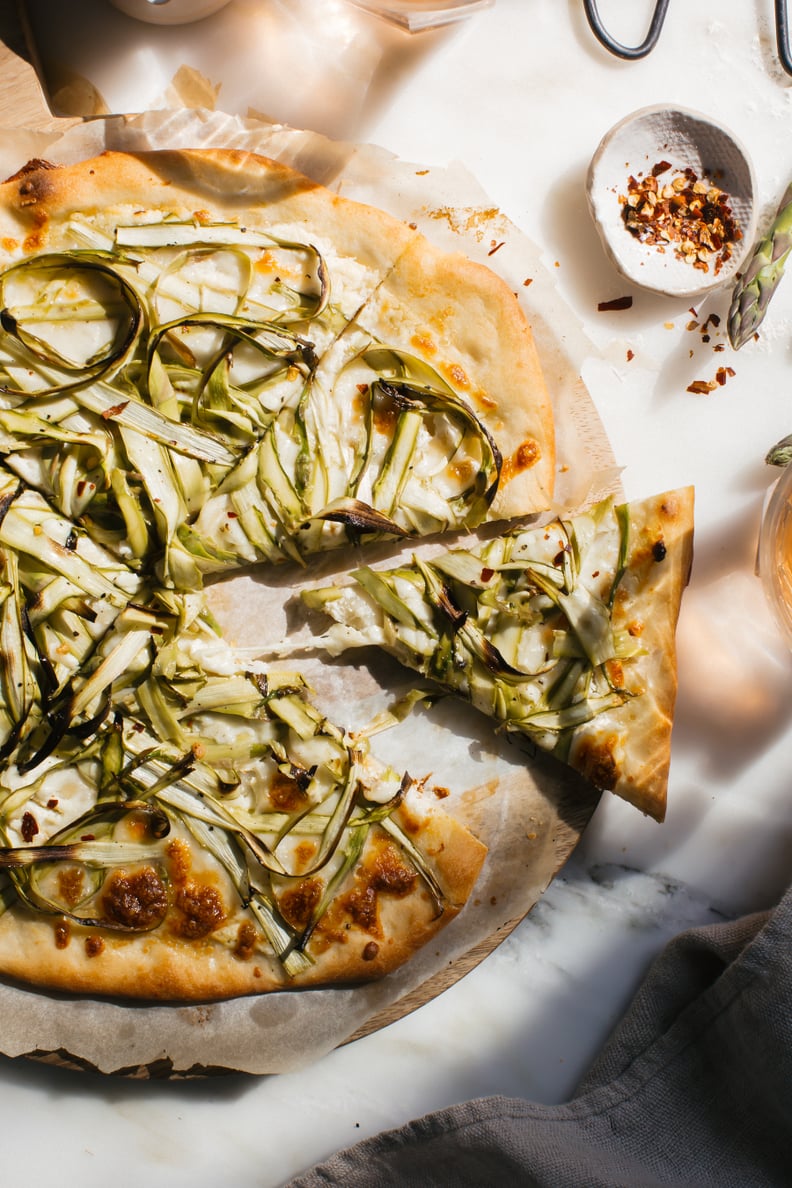 Shaved Asparagus Pizza