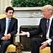 Justin Trudeau Donald Trump Handshake Memes