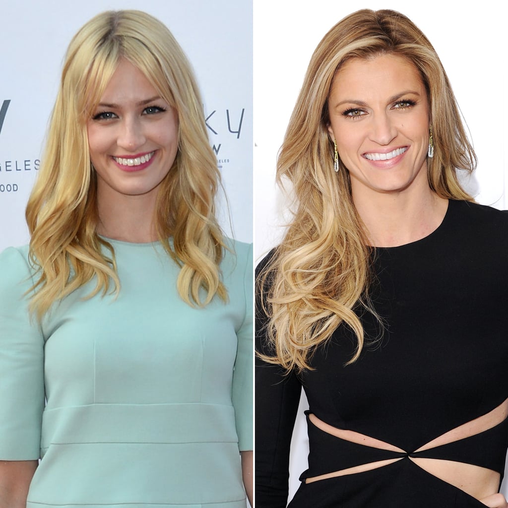 Beth Behrs and Erin Andrews