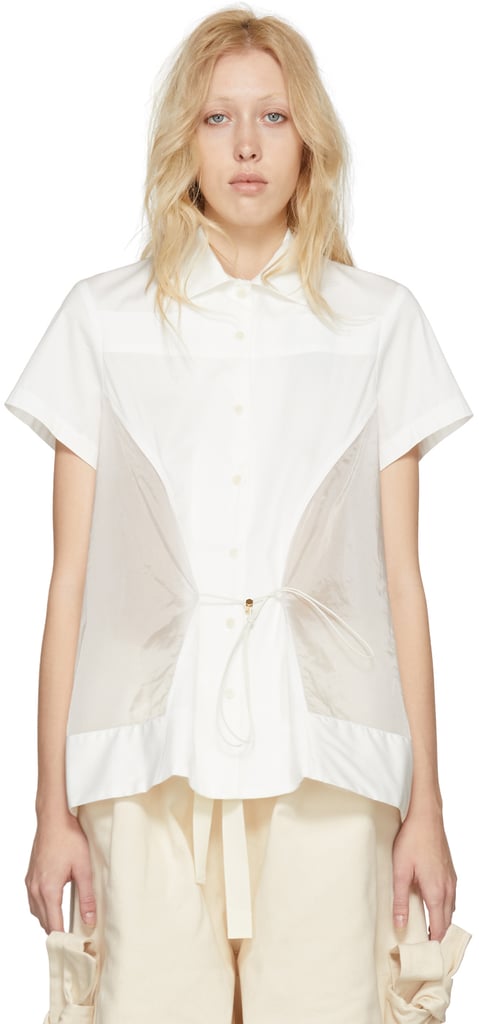 Sheer Panel Shirt