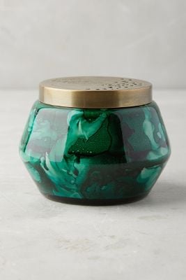 Marble Glass Candle
