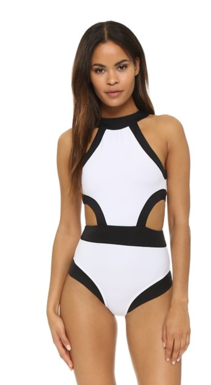 Oye Swimwear Holly High Neck Cutout One-Piece