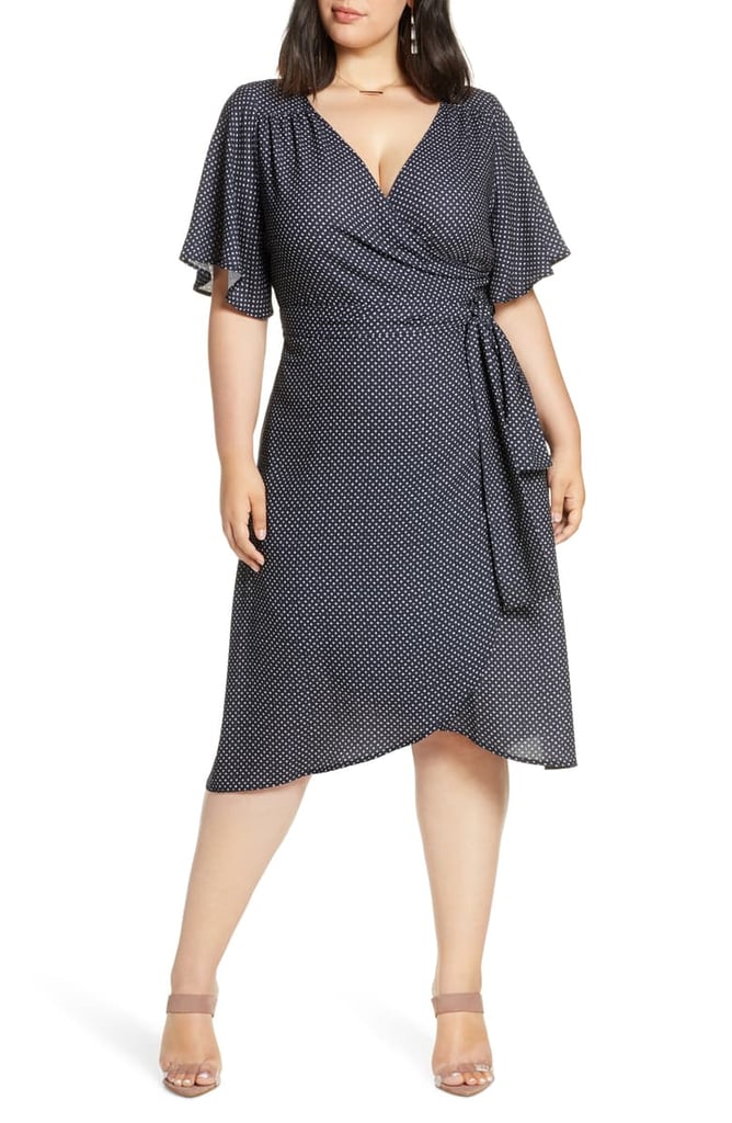 Halogen Faux Wrap Dress