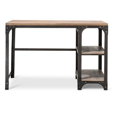 Threshold Franklin Wood Writing Desk with Storage