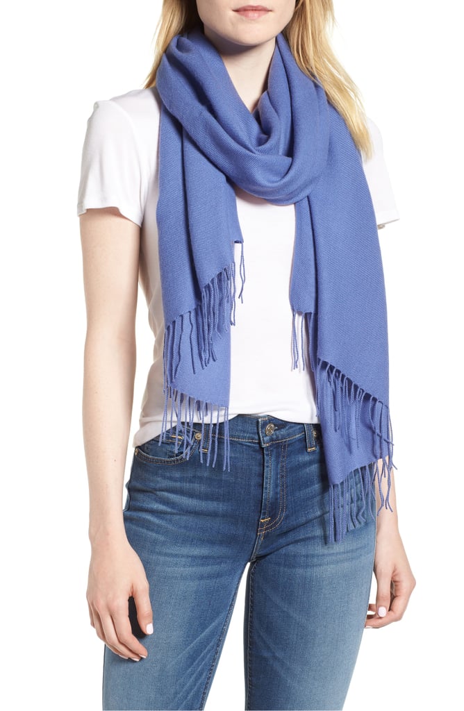 Nordstrom Tissue Weight Wool & Cashmere Scarf Best Fall Scarves 2018