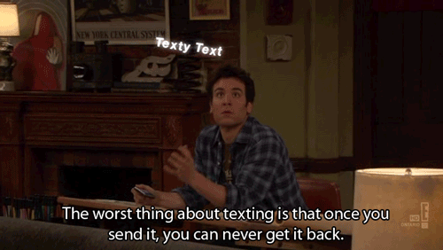 Commit a major text fail.