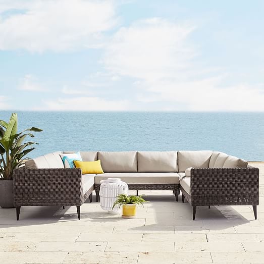 Marina Outdoor UShaped Sectional Best Outdoor Furniture From West