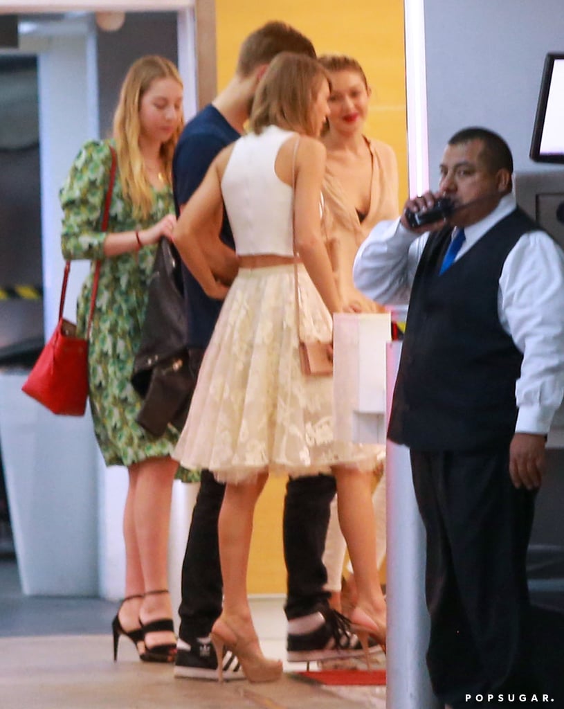 Taylor Swift and Calvin Harris After Jaime King Baby Shower
