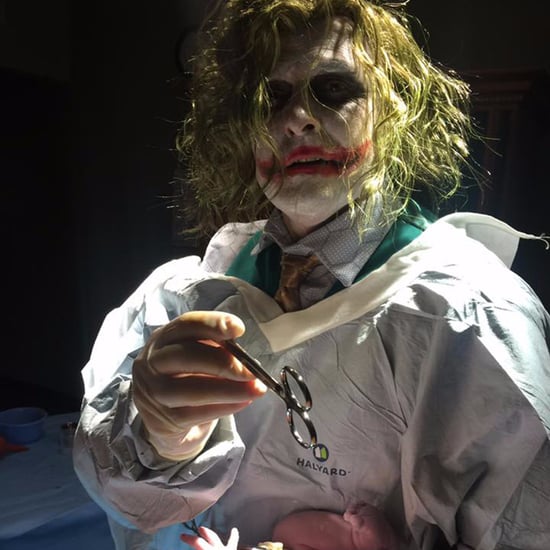 Doctor Delivers Baby Dressed as The Joker