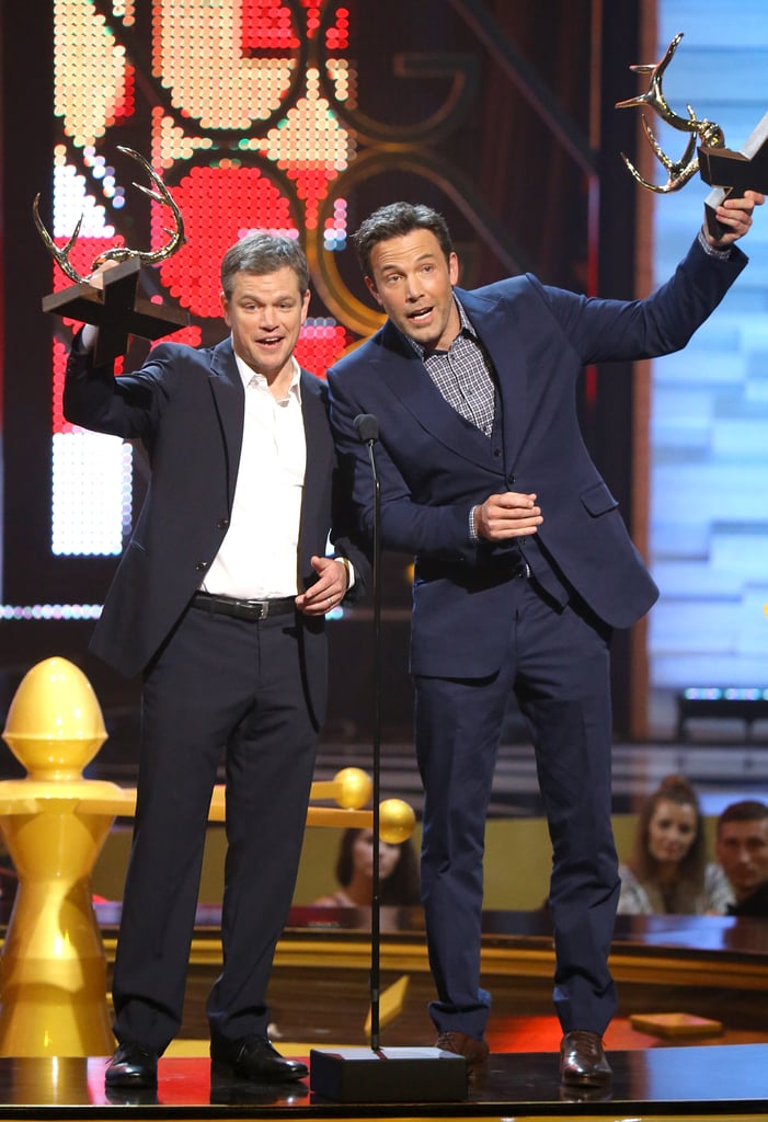 Ben Affleck and Matt Damon at the Guys Choice Awards 2016