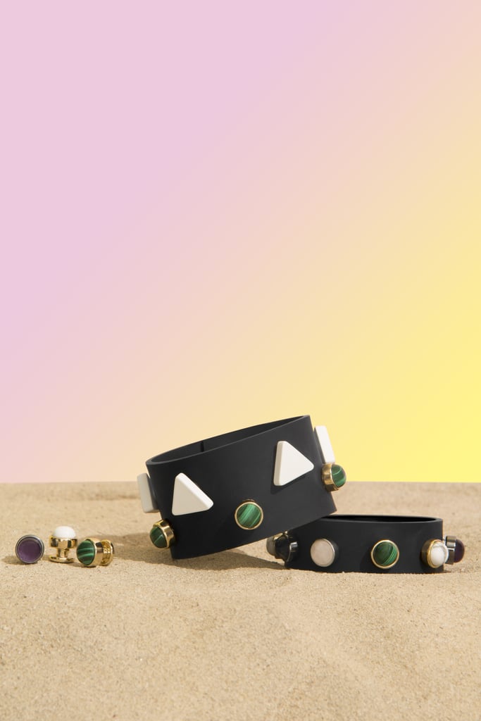 Silicon Cuff ($20) and Assorted Charms