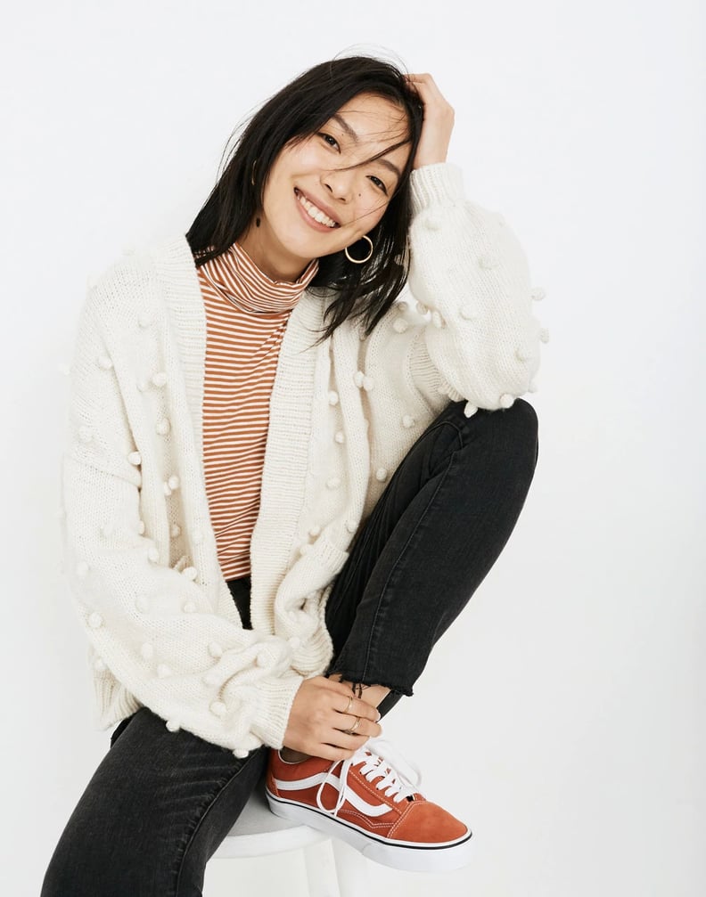 Madewell x Manos del Uruguay Bobble Cardigan Sweater