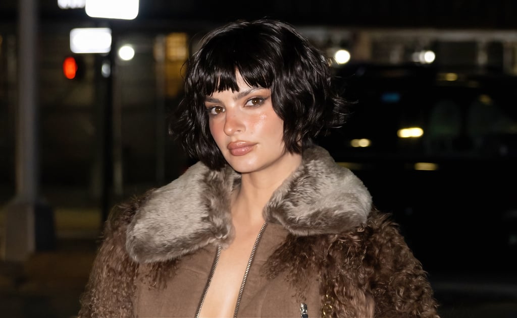 Emily Ratajkowski Debuts Bob Haircut and Blunt Fringe