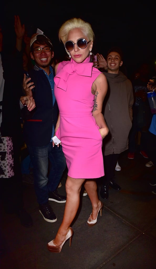 Lady Gaga in NYC With Mom October 2015