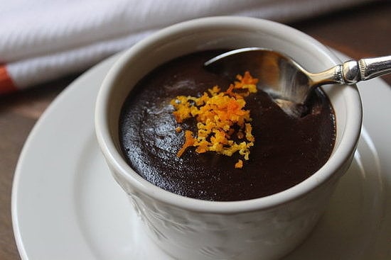 Warm, Flourless Chocolate Cake