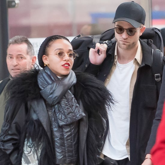 Robert Pattinson and FKA Twigs Arriving in Paris Pictures