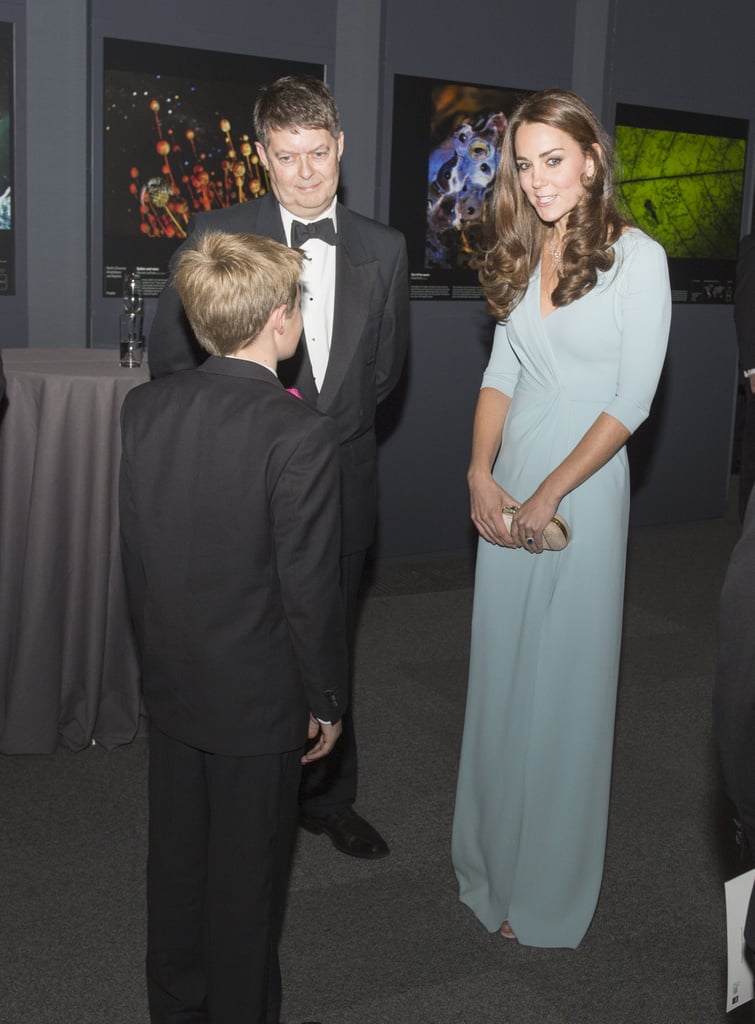 Pregnant Kate Middleton at the Natural History Museum 2014
