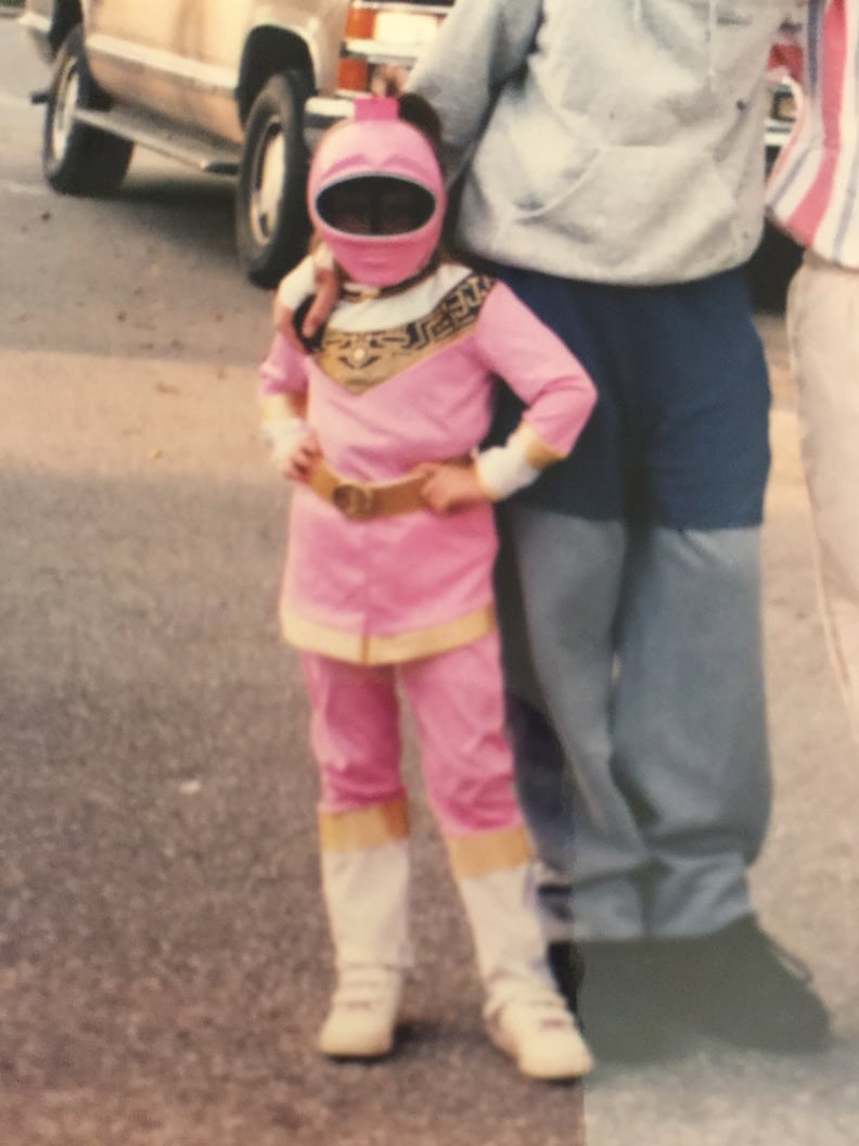 Jacqueline Toboni as a Pink Power Ranger